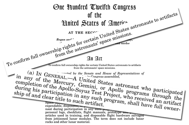 Astronauts Can Keep (or Sell) Their Space Artifacts, New Law Says